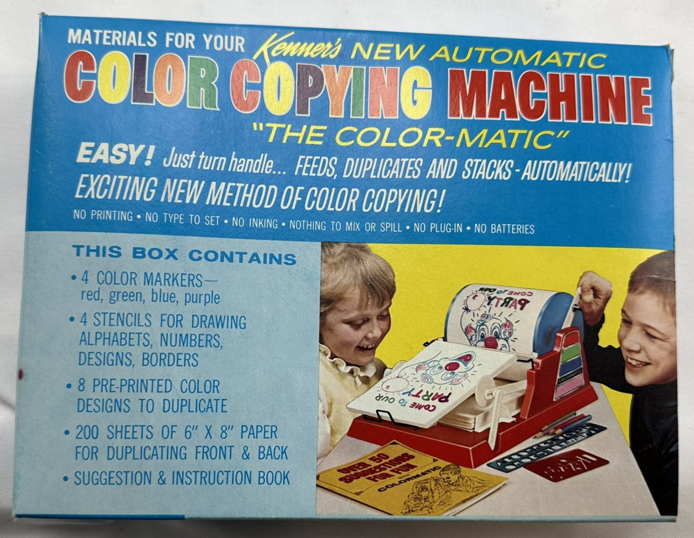 1967 Kenner Color Copying Machine - Clean - Great Condition