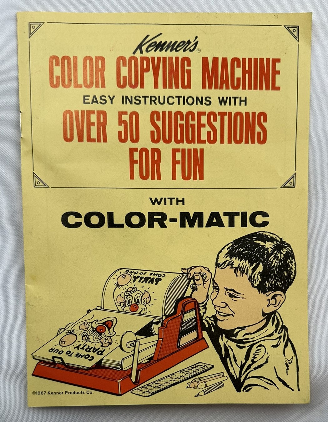 1967 Kenner Color Copying Machine - Clean - Great Condition