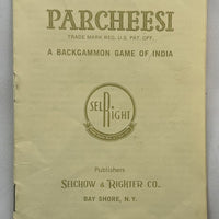 Parcheesi Game Deluxe Edition - 1959 - Selchow & Righter - Great Condition