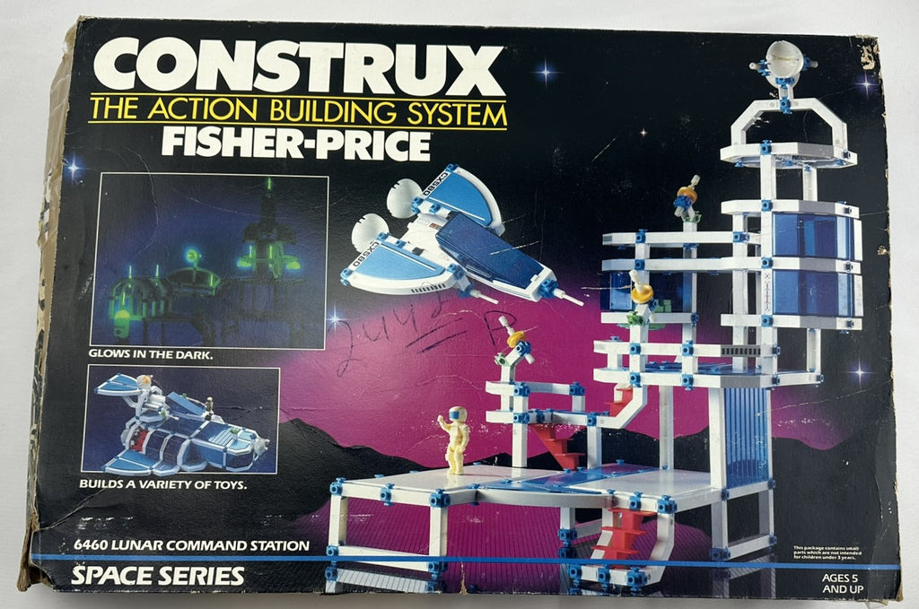 Fisher Price Construx Set 6460 Lunar Command Station Space Series - 1986 - Fisher Price - Good Condition