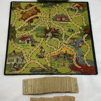 Uncle Wiggily Game - 1916 - Milton Bradley - Good Condition