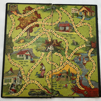 Uncle Wiggily Game - 1916 - Milton Bradley - Good Condition