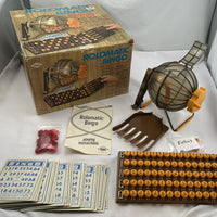 Rolomatic Bingo Game - 1973 - E.S. Lowe - Great Condition