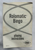 Rolomatic Bingo Game - 1973 - E.S. Lowe - Great Condition