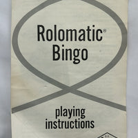 Rolomatic Bingo Game - 1973 - E.S. Lowe - Great Condition