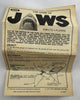 Jaws Game - 1975 - Ideal - Great Condition