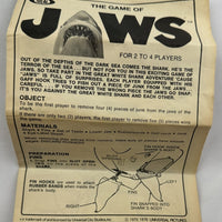 Jaws Game - 1975 - Ideal - Great Condition