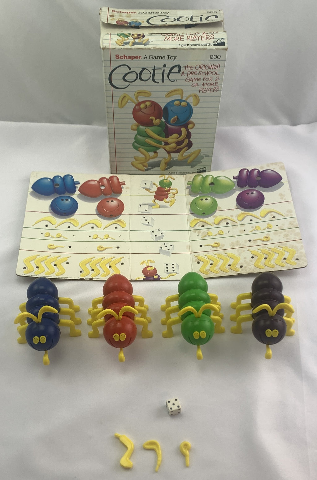 Cootie Game - 1984 - Schaper Toys - Great Condition