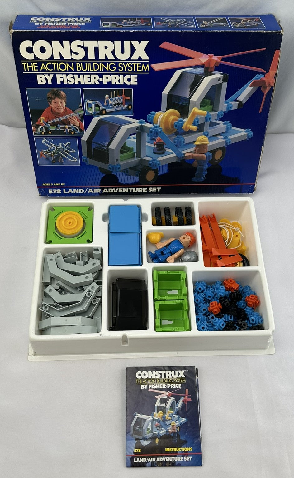 Fisher Price Construx Set 578 Land/Air - 1983 - Fisher Price - Great Condition