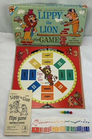 Lippy the Lion Flips Game - 1962 - Transogram - Great Condition