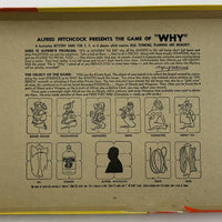 Alfred Hitchcock Presents Why Game - 1967 - Milton Bradley - Great Condition