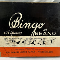 Bingo or Beano Set - 1933 - Parker Brothers - Good Condition