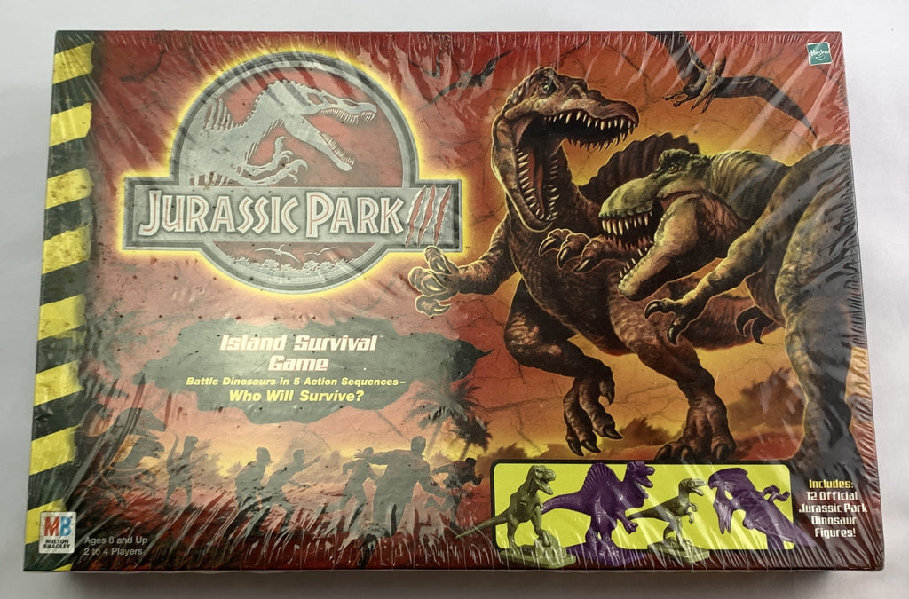 Jurassic Park III: Island Survival Game - 2001 - Milton Bradley - New/Sealed