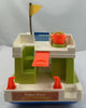 Fisher Price Little People Play Family House Boat #985 - 1972 - Great Condition