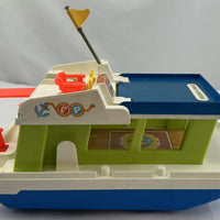 Fisher Price Little People Play Family House Boat #985 - 1972 - Great Condition