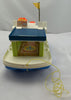 Fisher Price Little People Play Family House Boat #985 - 1972 - Great Condition