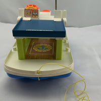 Fisher Price Little People Play Family House Boat #985 - 1972 - Great Condition