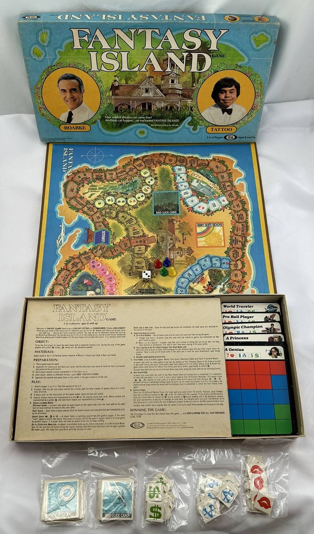 Fantasy Island Game - 1978 - Ideal - Good Condition