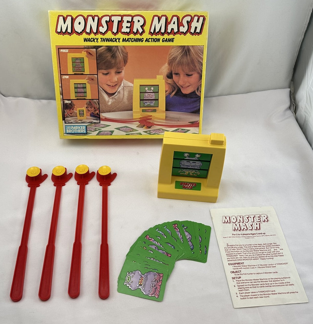 Monster Mash Game - 1987 - Parker Brothers - Great Condition