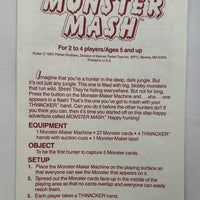 Monster Mash Game - 1987 - Parker Brothers - Great Condition