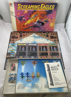 Screaming Eagles Game - 1987 - Milton Bradley - Good Condition