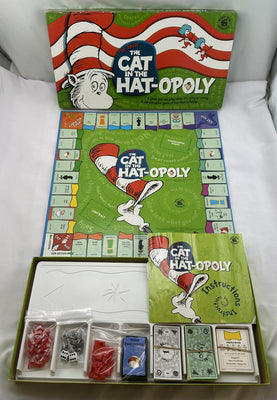 Cat in the Hat Monopoly Game - 2003 - USAopoly - Great Condition