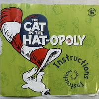 Cat in the Hat Monopoly Game - 2003 - USAopoly - Great Condition