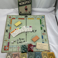 Monopoly Board Game - 1946 - Parker Brothers - Good Condition