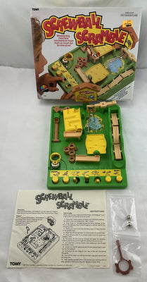 Run Yourself Ragged Game Screwball Scramble - 1987 - Tomy - Great Condition