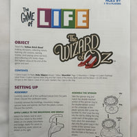 Wizard of Oz Game of Life - 2008 - USAopoly - Never Played