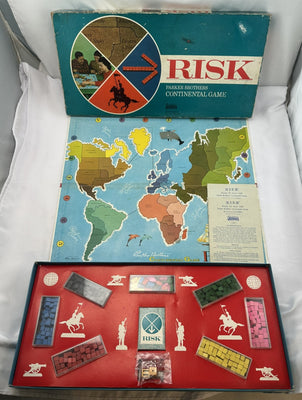 Risk Game - 1963 - Parker Brothers - Very Good Condition