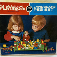 Playskool Landscape Peg Set - 1969 - Playskool - Very Good Condition