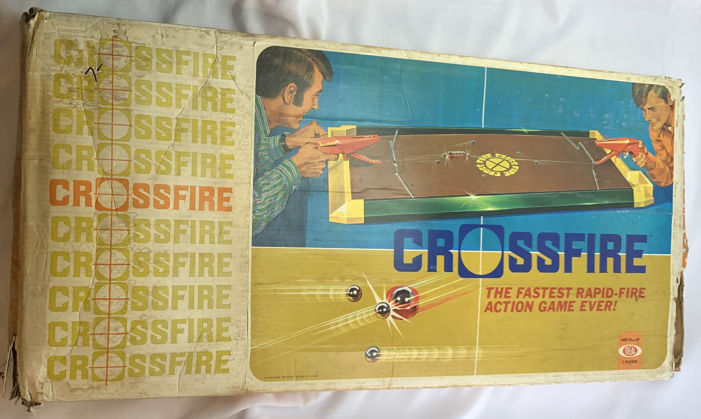 Crossfire Game - 1971 - Ideal - Very Good Condition