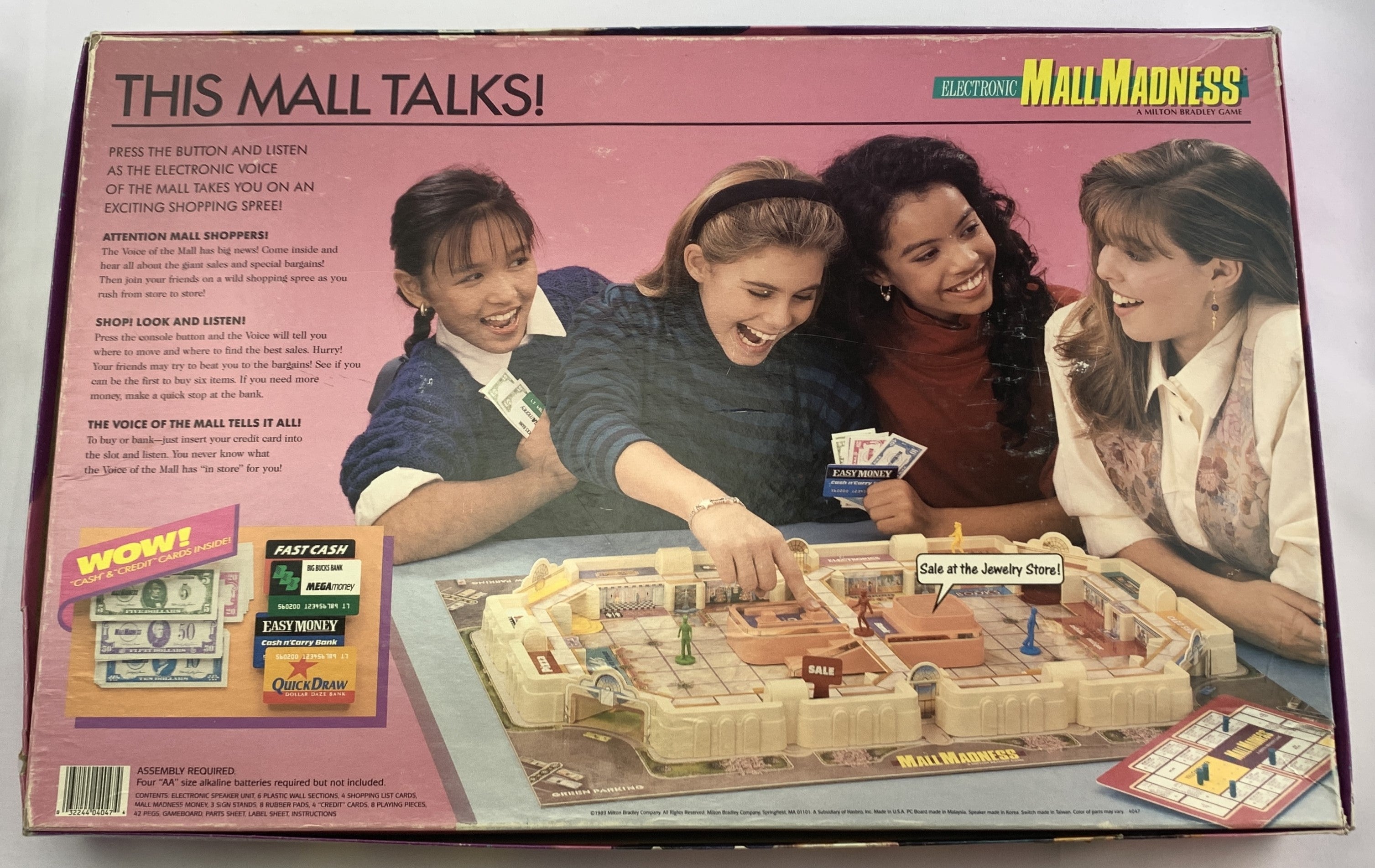 Mall Madness Game - 1989 - Milton Bradley - Great Condition