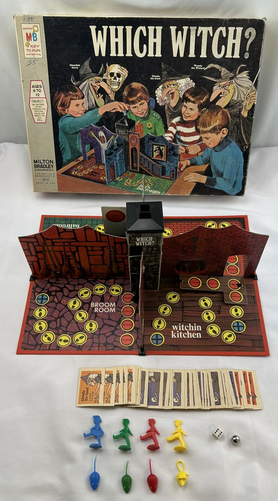 Which Witch? Game - 1970 - Milton Bradley - Good Condition