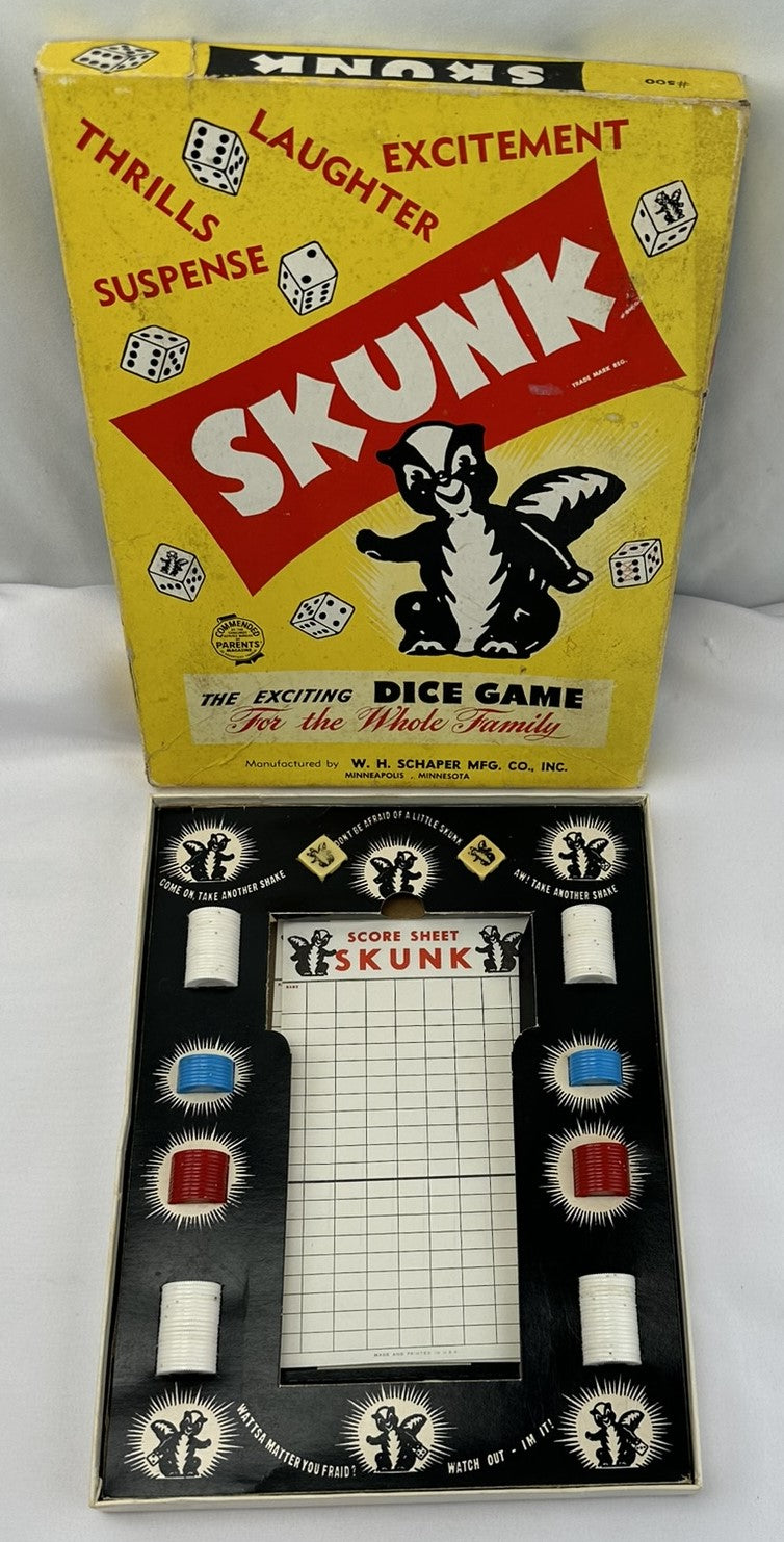 Skunk Game - 1953 - Schaper - Very Good Condition