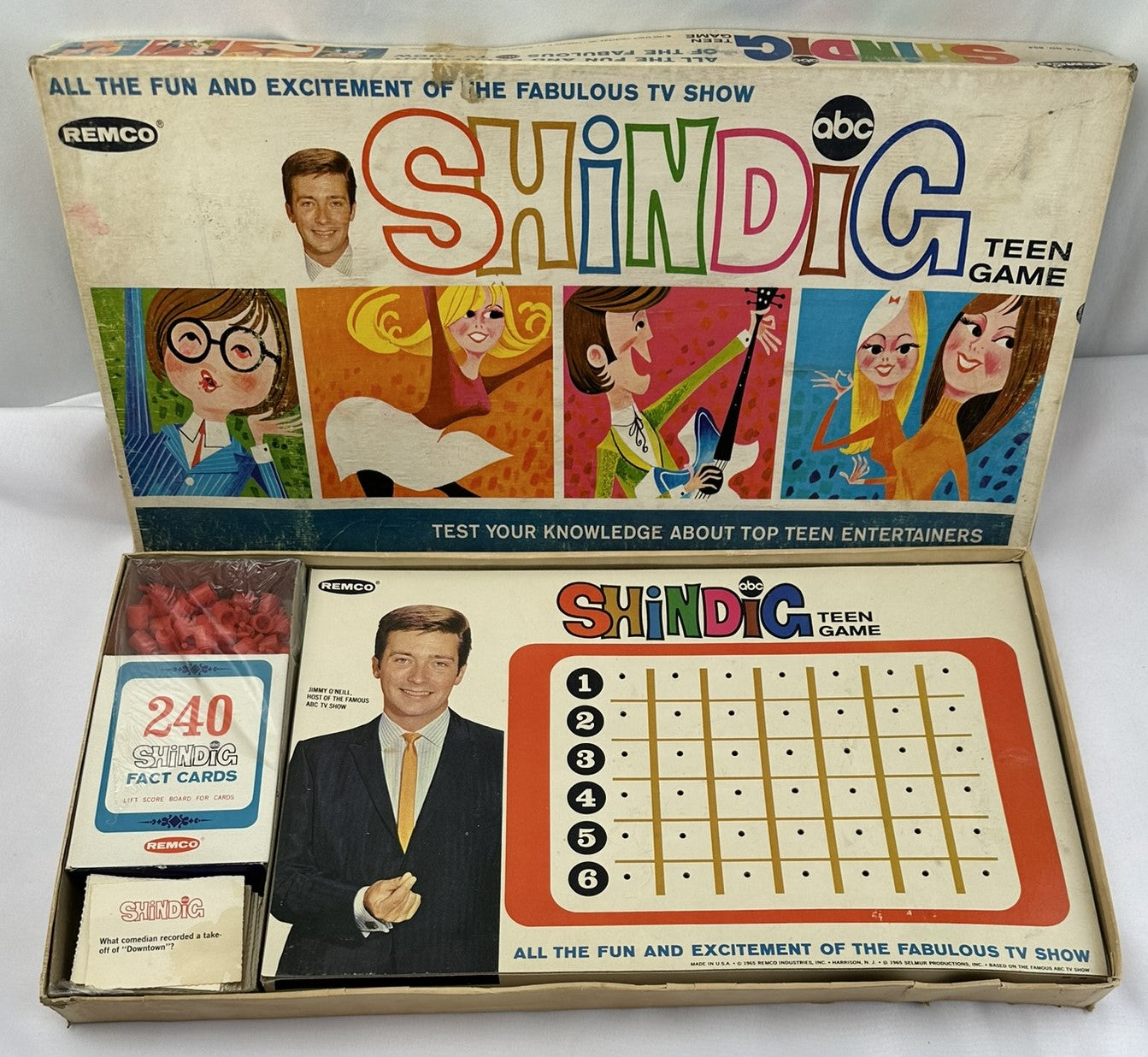 Shindig Teen Game - 1965 - Remco - Very Good Condition