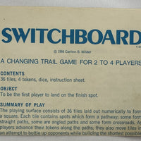 Switchboard Game - 1966 - Whitman - Very Good Condition