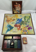 Risk Wood Bookshelf Game - 2005 - Hasbro - Good Condition