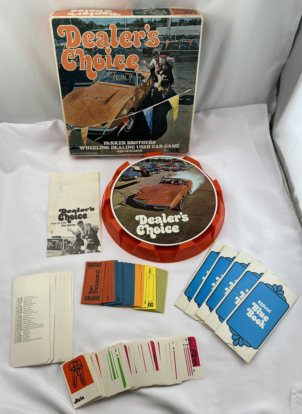 Dealer's Choice Game - 1972 - Parker Brothers - Good Condition