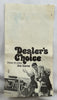 Dealer's Choice Game - 1972 - Parker Brothers - Good Condition