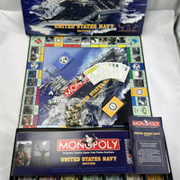 US Navy Edition Monopoly - 2006 - USAopoly - Great Condition