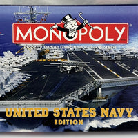 US Navy Edition Monopoly - 2006 - USAopoly - Great Condition