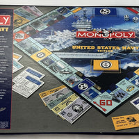 US Navy Edition Monopoly - 2006 - USAopoly - Great Condition