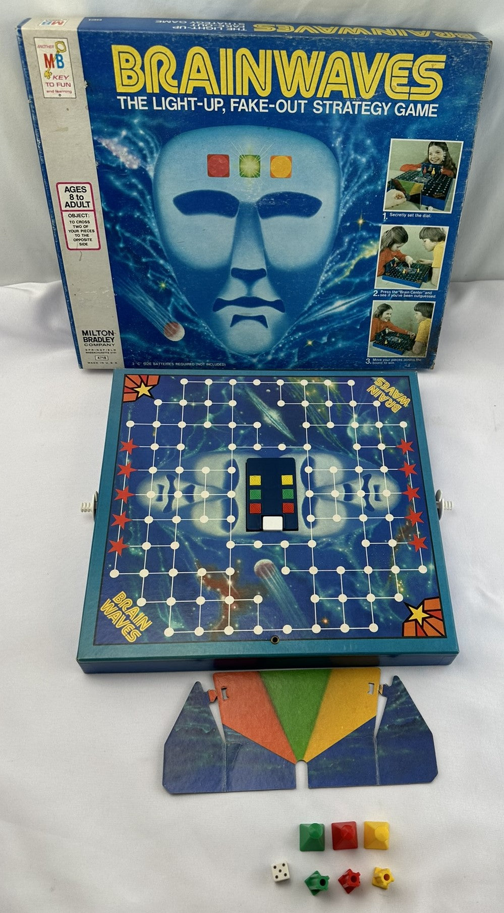 Brainwaves Game - 1977 - Milton Bradley - Very Good Condition