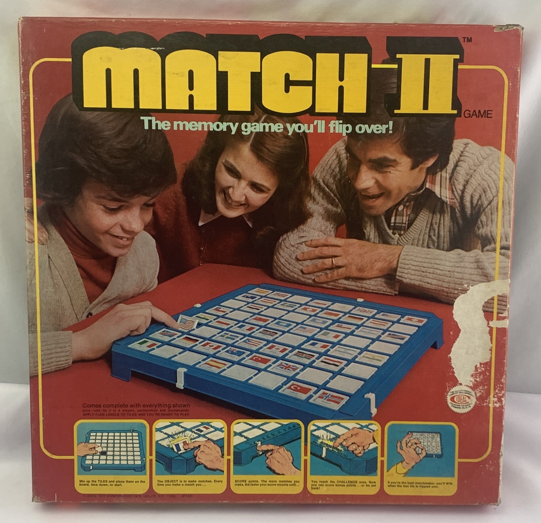 Match II Memory Game - 1978 - Ideal Games - Great Condition