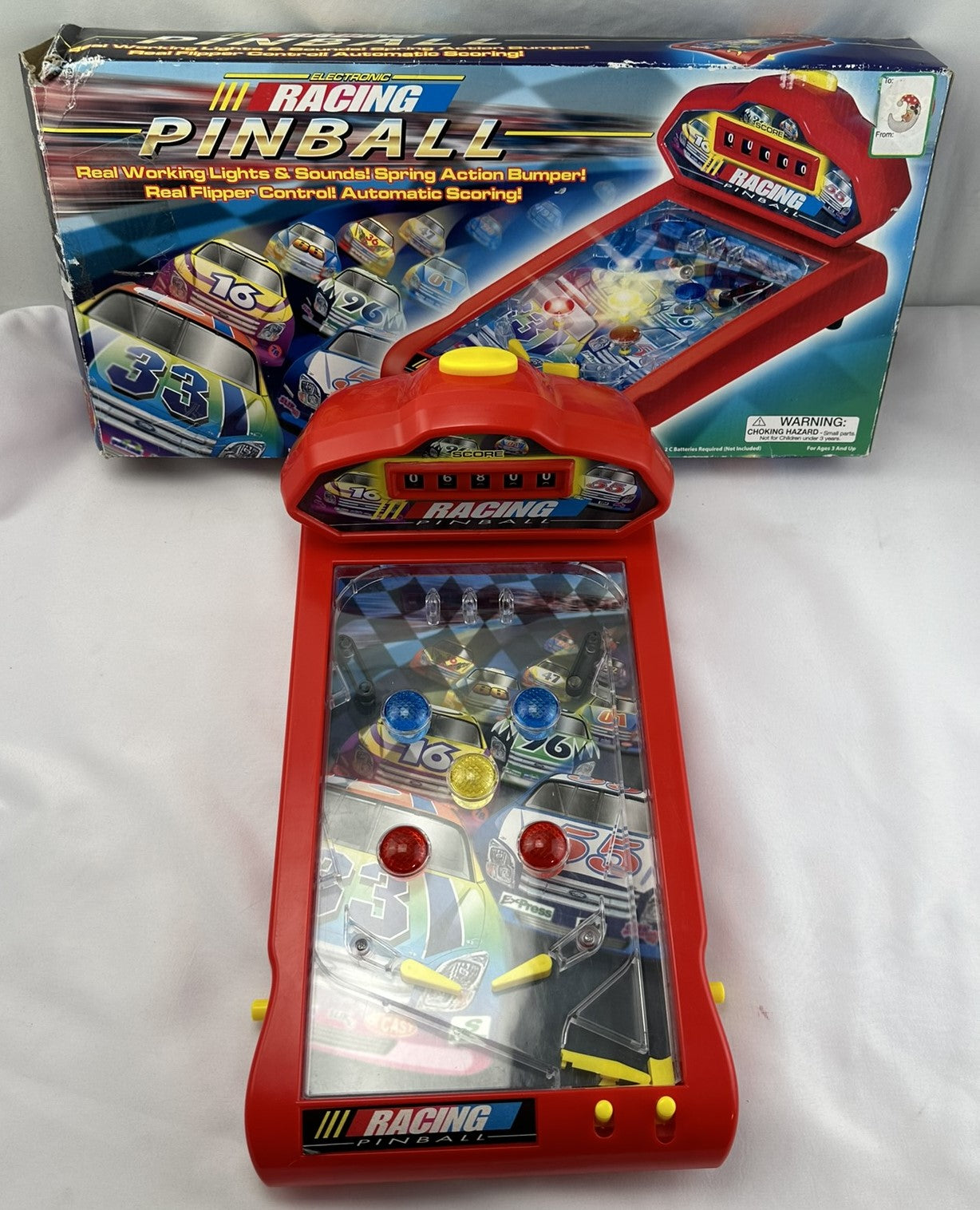 Nascar Racing Electronic Pinball Game - Good Condition