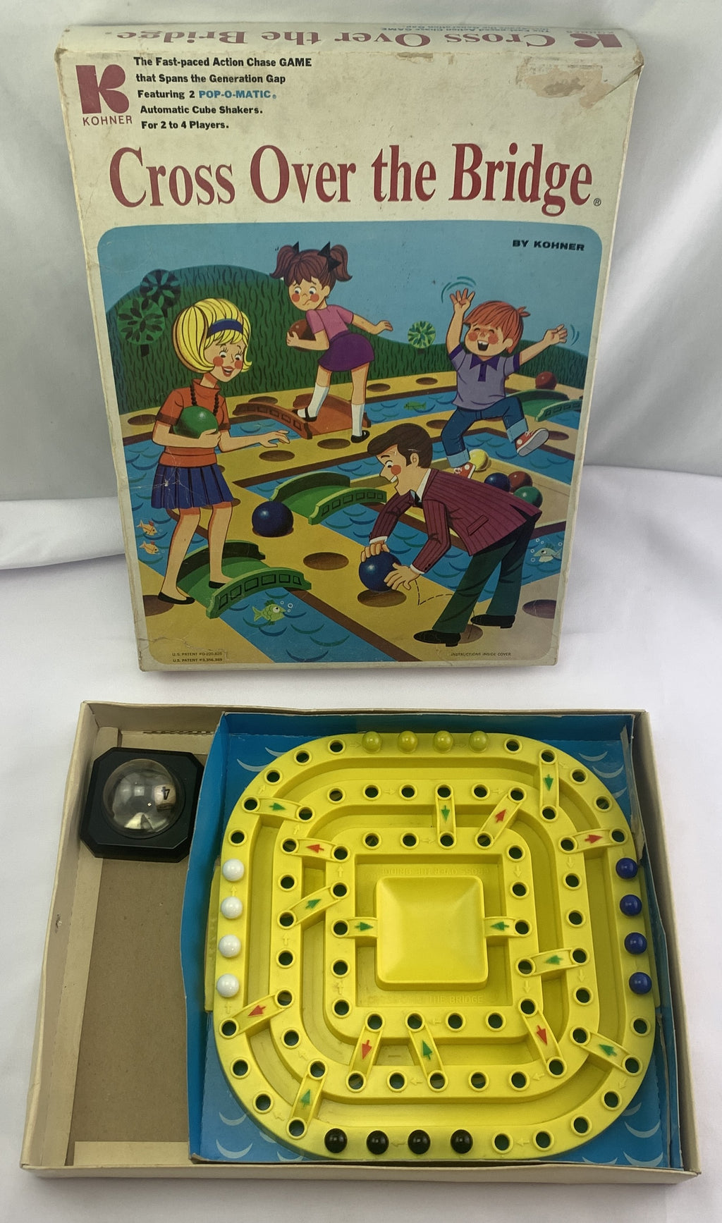 Cross Over the Bridge Game - 1970 - Kohner - Great Condition