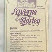 Laverne & Shirley Game - 1977 - Parker Brothers - Great Condition