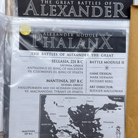 The Great Battles of Alexander Deluxe Edition w/All Modules - 1995 - GMT Games - New Old Stock